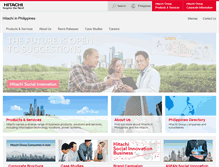 Tablet Screenshot of hitachi.com.ph